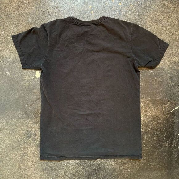 RVCA Men’s Faded Black T-Shirt Camo Graphic Logo Size Medium Standard Fit - Picture 7 of 13